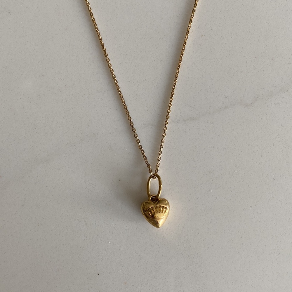 Juicy Couture gold necklace